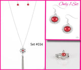 Fine Florals - Red Set