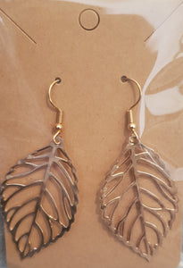 Earrings - Gold Leaf