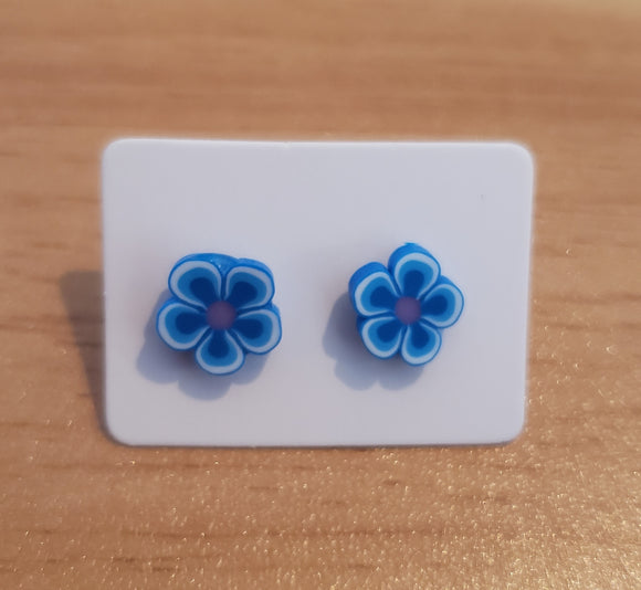 Flowers - Blue & Pink
