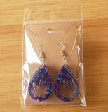 Multi Color Leaf Earrings