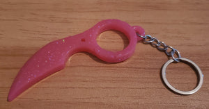 Unique Pink Keychain