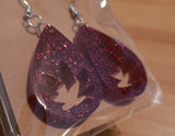 Red Leaf Earrings