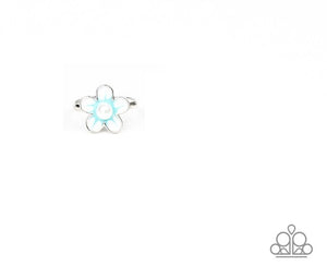 Flower - Light Blue - Ring