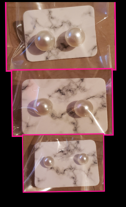 Pearl Earrings - Set of 3 pairs